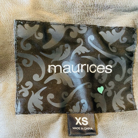 Grey Faux leather jacket. - Picture 3 of 3